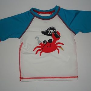 Rashguard Shirt Crab Pirate